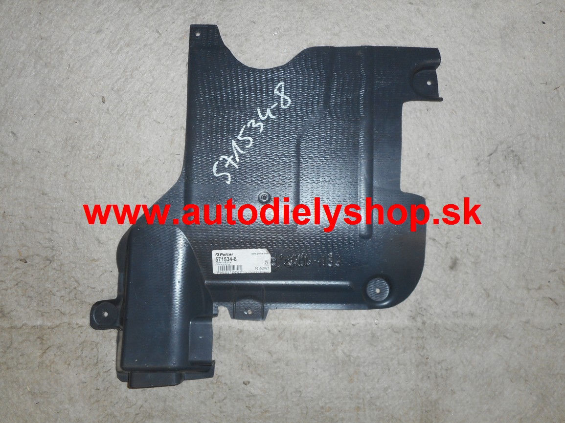  Peugeot 1007 4/05- kryt pod motor, bočný pravý