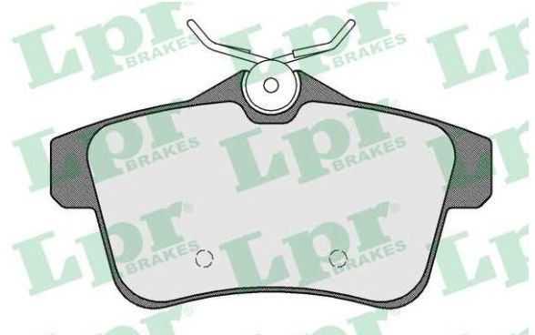 Peugeot 3008 6/09- zadné brzdové platničky sada /SAMKO/