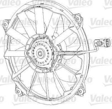 Peugeot 3008 6/09- ventilátor chladenia motora pre 1,6 HDi, THP, VTi, 2.0 HDi