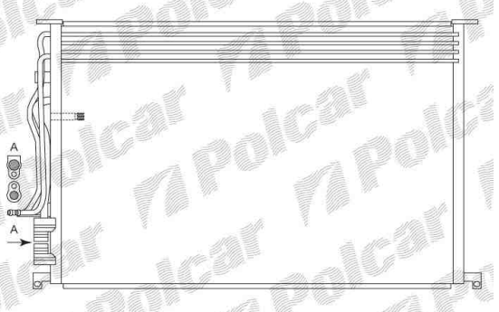 Audi A8 03-7/2010 chladič klimtizácie /pre všetky typy/