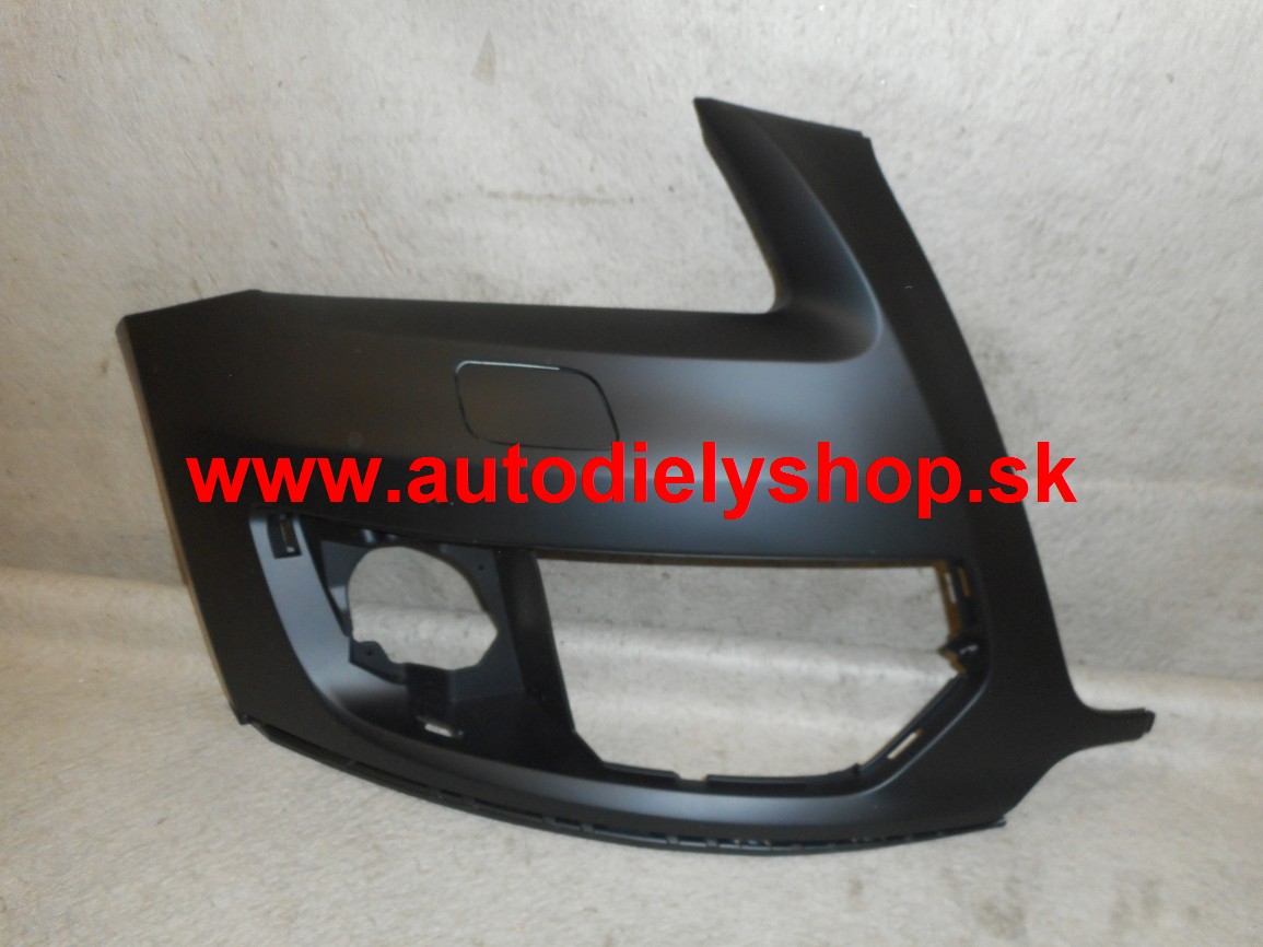 Audi Q5 11/2008- roh predného nárazníka Pravý + ostrekovač+parko