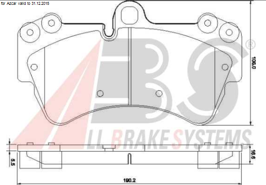 Audi Q7 3/2006- predné platničky Sada / A.B.S /