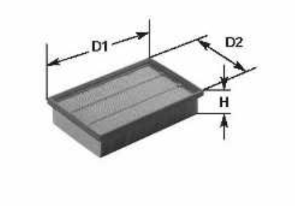 Peugeot 4007 2/07- vzduchový filter /CLEAN FILTERS/- 2.2 HDi