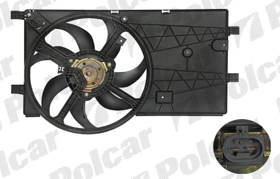Peugeot BIPPER 2/2008- ventilátor chladičov pre  1.4