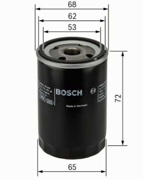 Toyota YARIS 09/11-  olejový filter /BOSCH/- 1.0