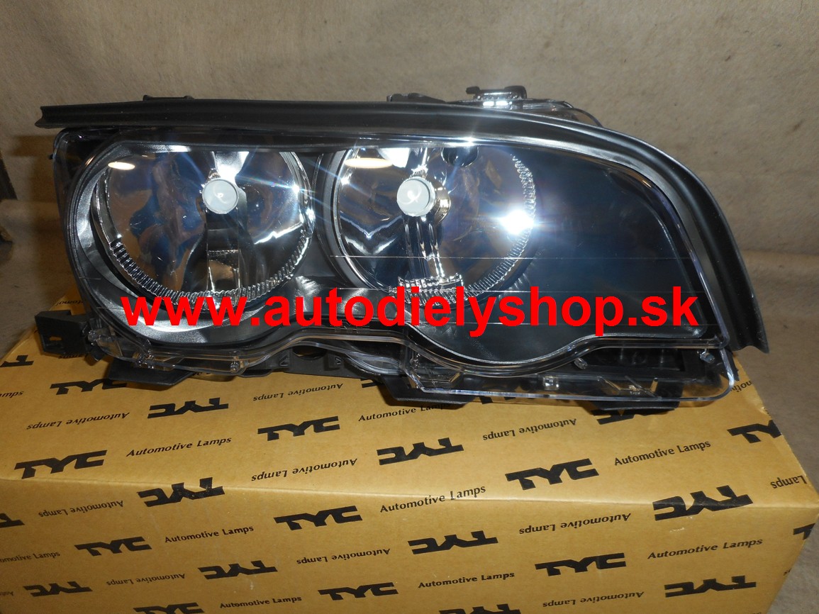 BMW 3 E46 98-8/01 svetlo H7+H7 Pravé / TYC /COUPE