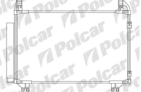 Toyota YARIS 09/11- chladič klimatiácie - 1.0, 1.3
