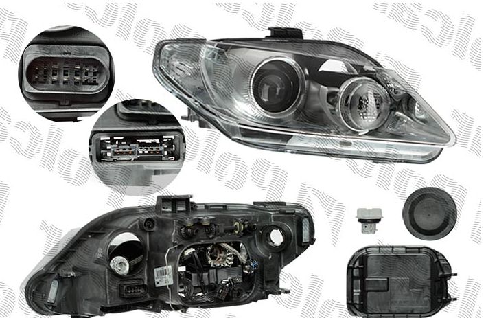 Seat EXEO 12/08- predné svetlo el.s motorčekom D1S pravé /VALEO/