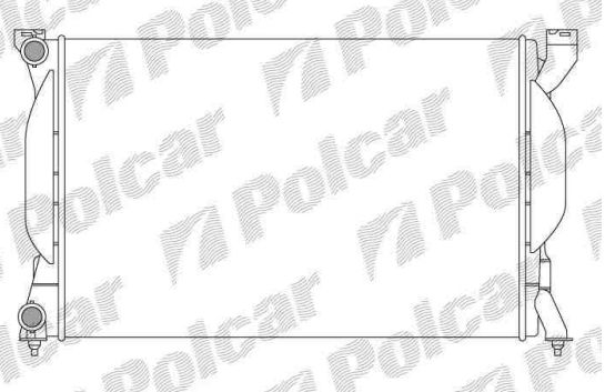 Seat EXEO 12/08- chladič vody 1,6-1,8TSI-2,0TSI