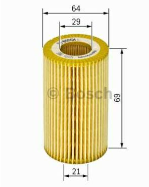 Peugeot RCZ 03/2010-  olej filter  /BOSCH/