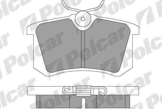 Seat EXEO 12/08- zadné brzdové platničky /SRL/