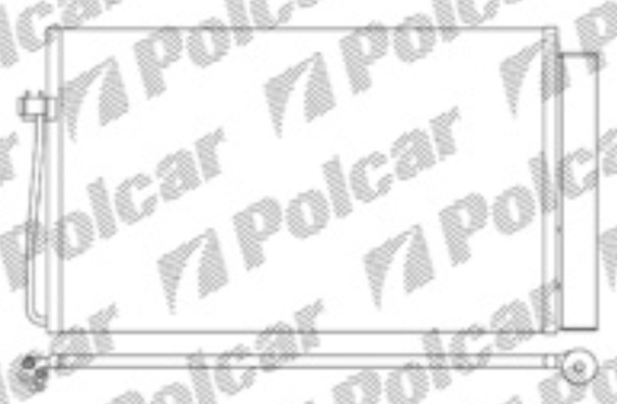 BMW 5 E60 8/03- chladič klimatizácie pre Dieslové motory