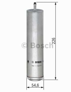 BMW 5 E60 8/03-3/2010 palivový filter 525D-530D-535D / BOSCH /