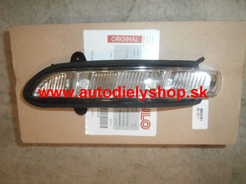 Mercedes W221 "S" 9/05-09 smerovka v zrkadle ľavé LED