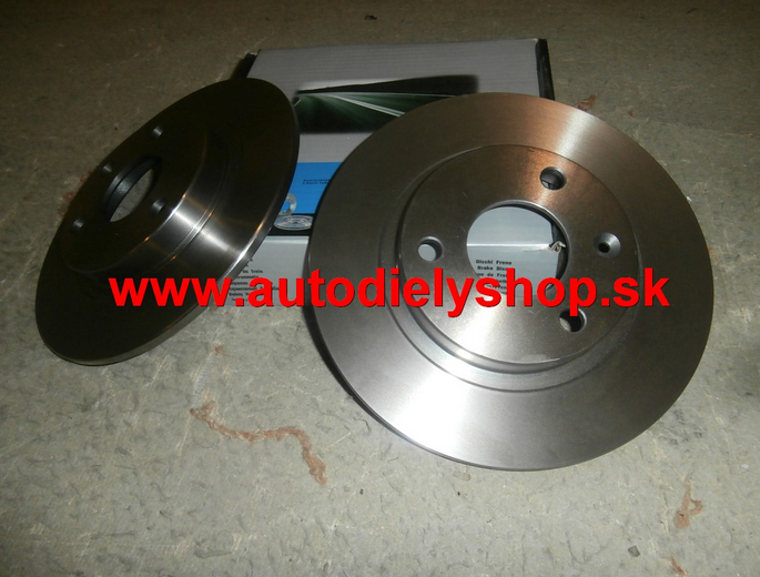 Citroen AX 8/91-98 predné brzdové kotúče 247mm plné/3 dierov