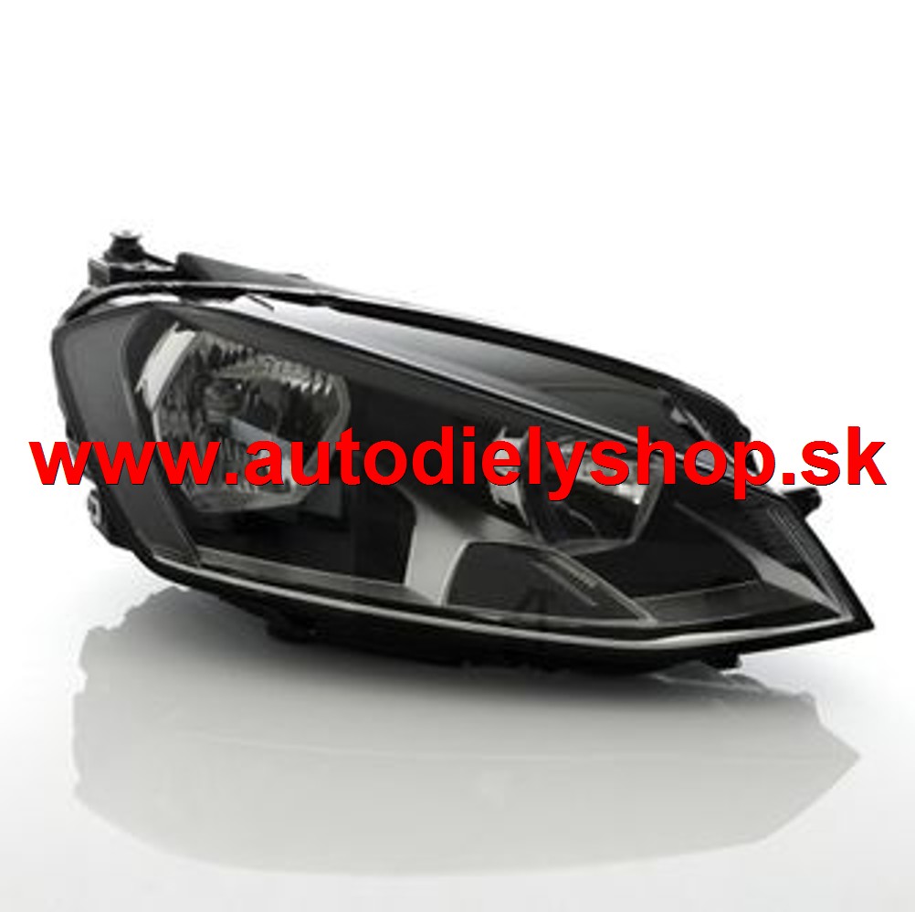 VW GOLF VII 2012-predné svetlo H7+H15 Pravé / TYC