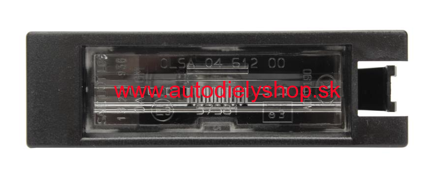 Opel TIGRA TWINTOP 7/2004-2009  zadné osvetlenie ŠPZ