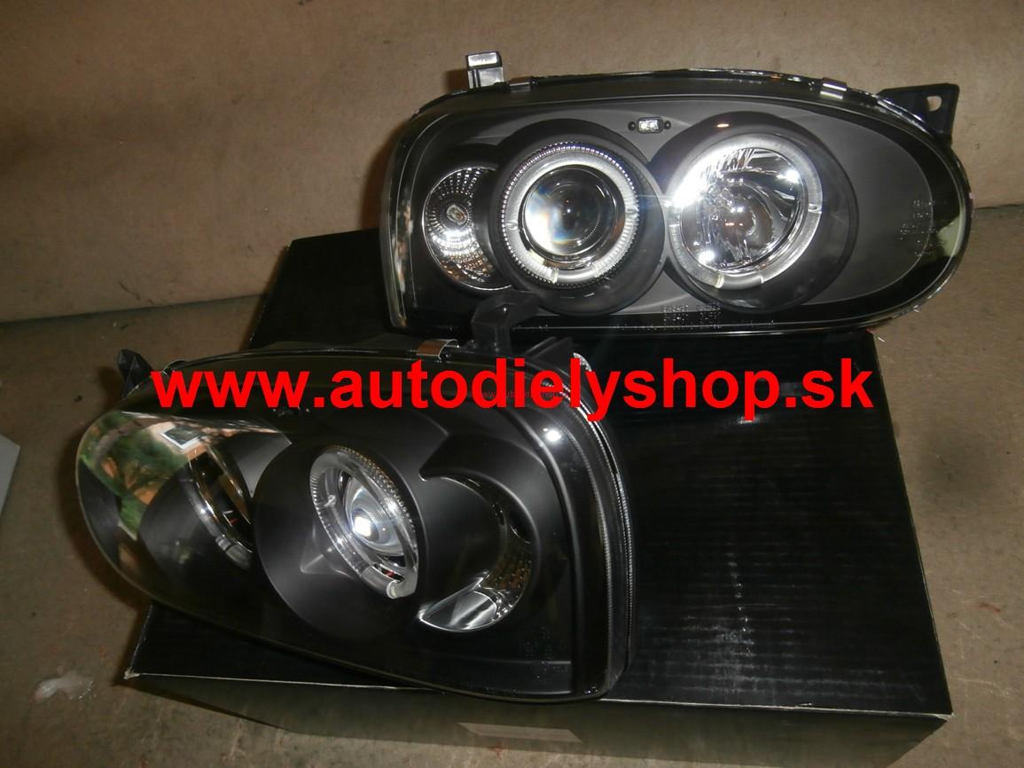 VW GOLF III 9/91-99 Predné svetlá H1+H1 Tuning 