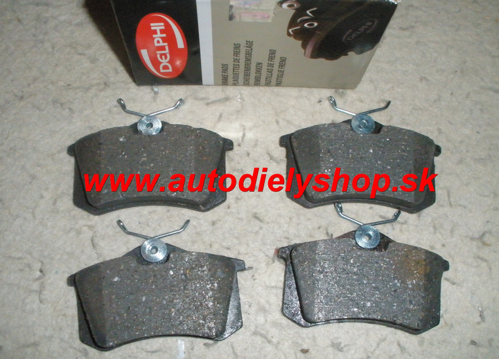 Citroen C3 12/05- zadné platničky Sada (Delphi)