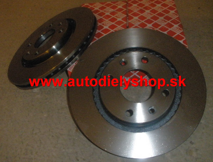 Citroen C3 12/05- predné brzdové kotúče 266mm vetrané / FEBI