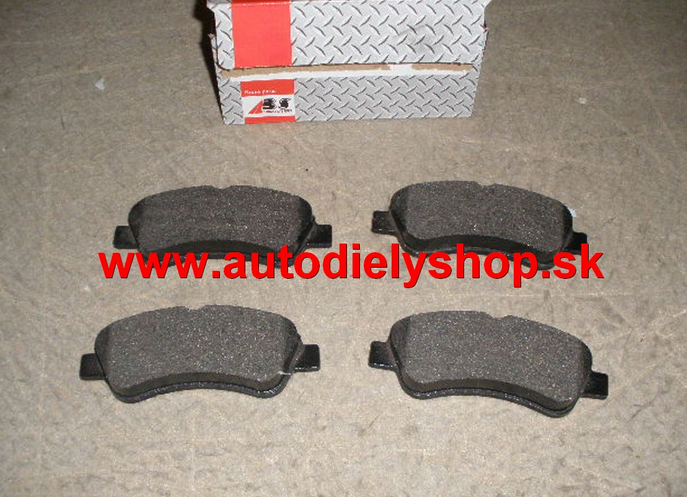 Citroen C4 10/04- predné platničky Sada / A.B.S / bez ESP