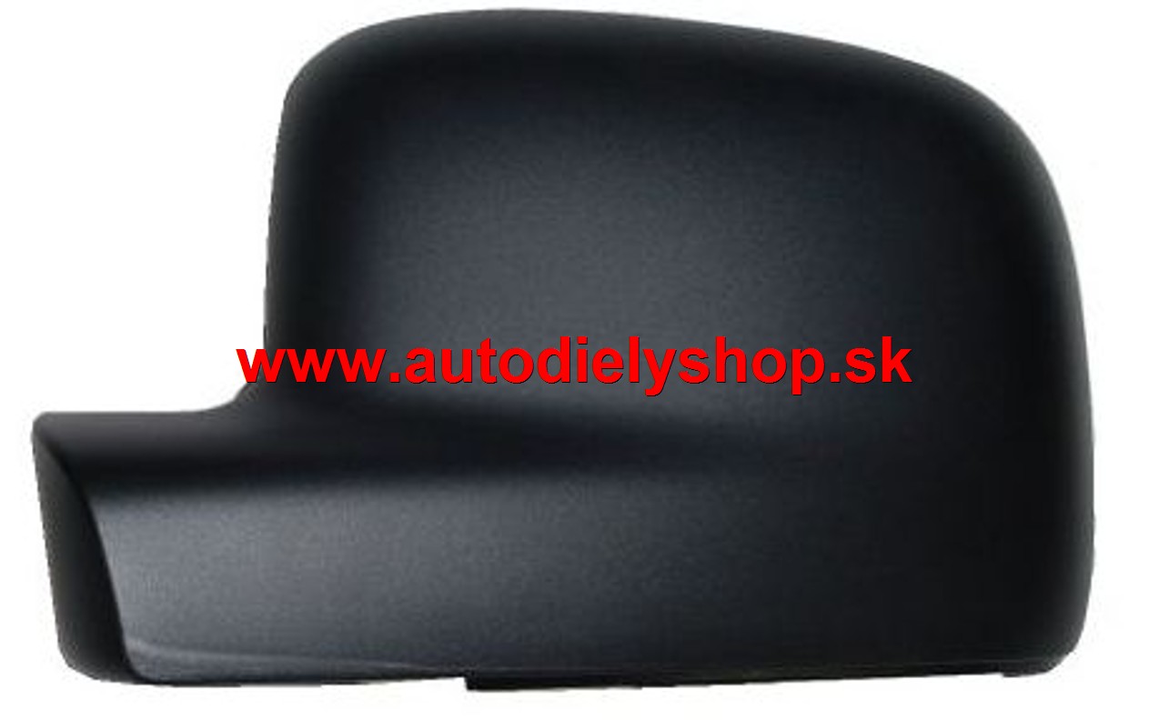 VW CADDY 06/10- kryt spätného zrkadla čierny ľavý 
