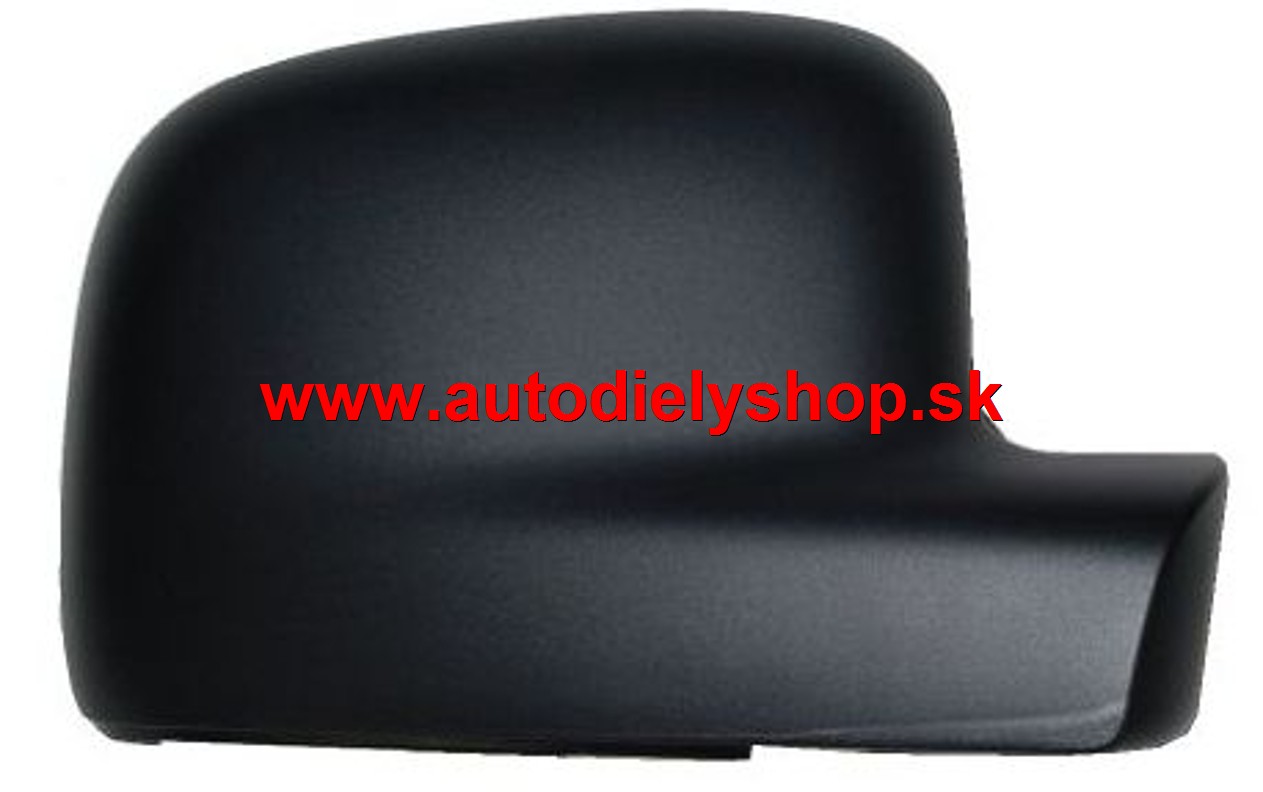 VW CADDY 06/10- kryt spätného zrkadla čierny pravý 