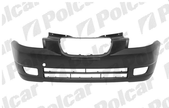 KIA PICANTO 1/04-2/08 - Predný nárazník s otvormi na hmlovky