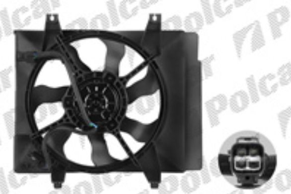 KIA PICANTO 1/04-2/08 Ventilátor chladiča /1,0-1,1i/ s AC