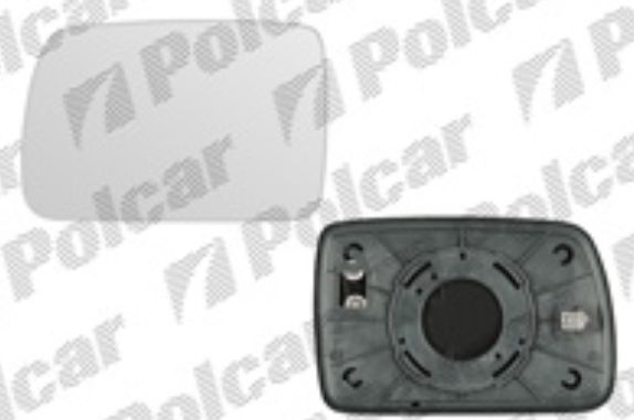 KIA PICANTO 1/04-2/08 sklo spätného zrkadla s držiakom vyhrievané ľavé
