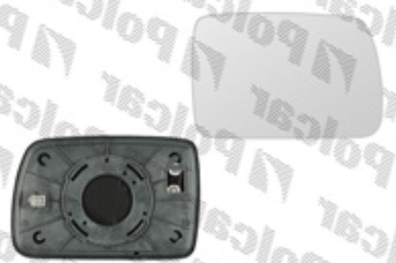 KIA PICANTO 1/04-2/08 sklo spätného zrkadla s držiakom vyhrievané pravé