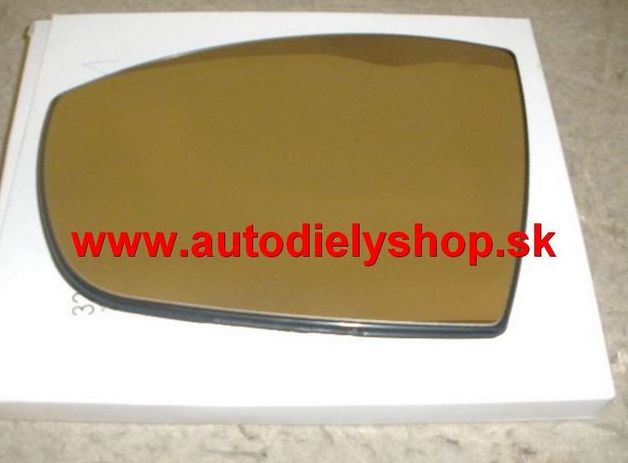 Ford S-MAX 10/2010- sklo spätného zrkadla s plast. držiakom ľavé vyhrievané