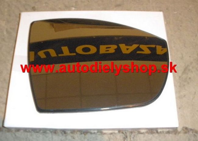 Ford S-MAX 10/2010- sklo spätného zrkadla s plast. držiakom pravé vyhrievané