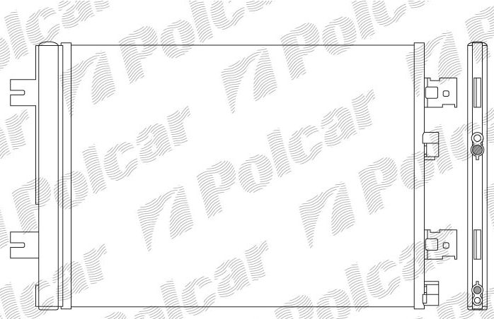 Dacia DUSTER 2010- chladič klimtizácie /1,5i-1,6i-1,5DCi/
