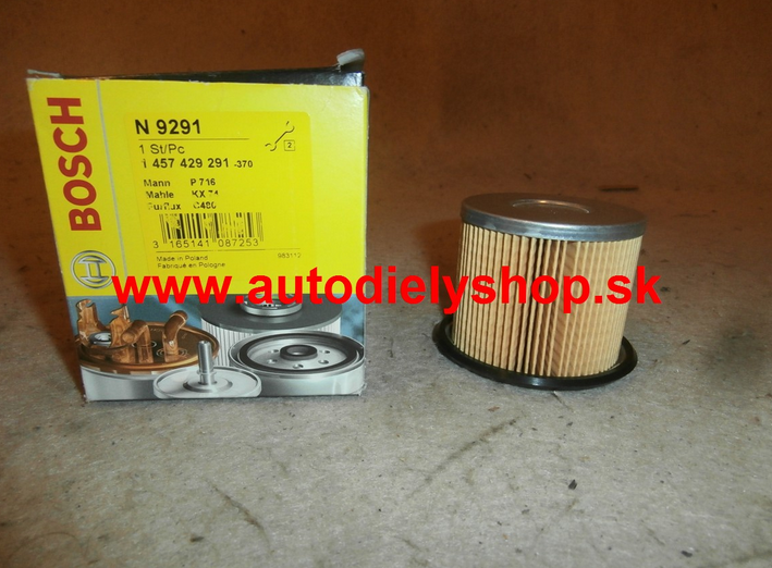 Citroen EVASION 7/94-11/02 palivový filter 1,9TD/ BOSCH /