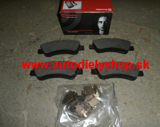 Citroen JUMPER 1/02-06 predné platničky Sada 1,0t-1,4t / BREMBO 