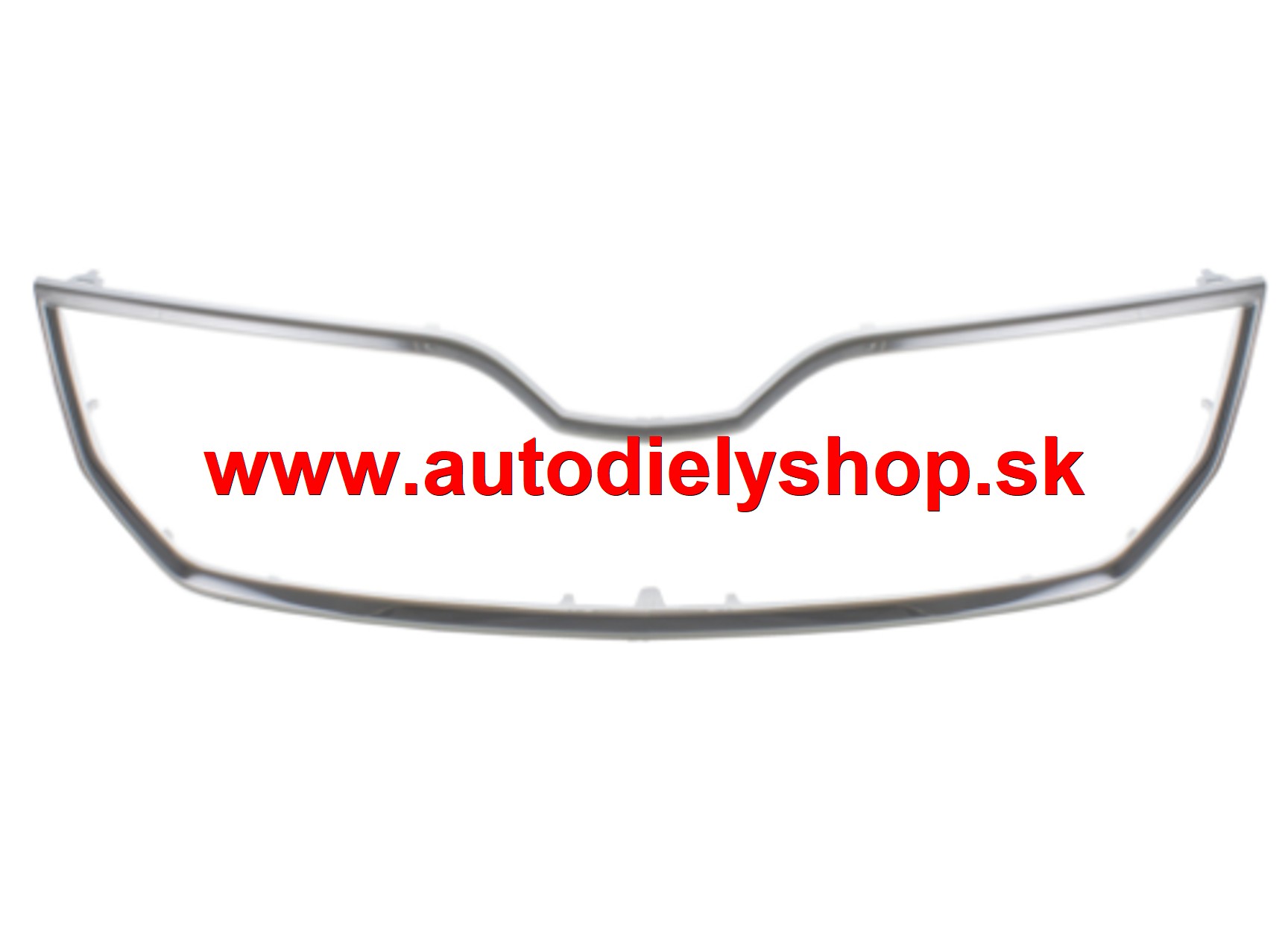 Škoda FABIA III 8/2014- chrómová lišta prednej mriežky ORIGINÁL
