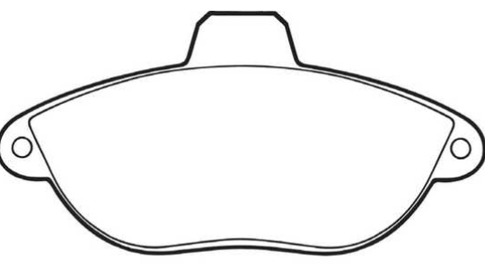 Citroen JUMPY 10/95-2/04 predné platničky Sada typ Bendix