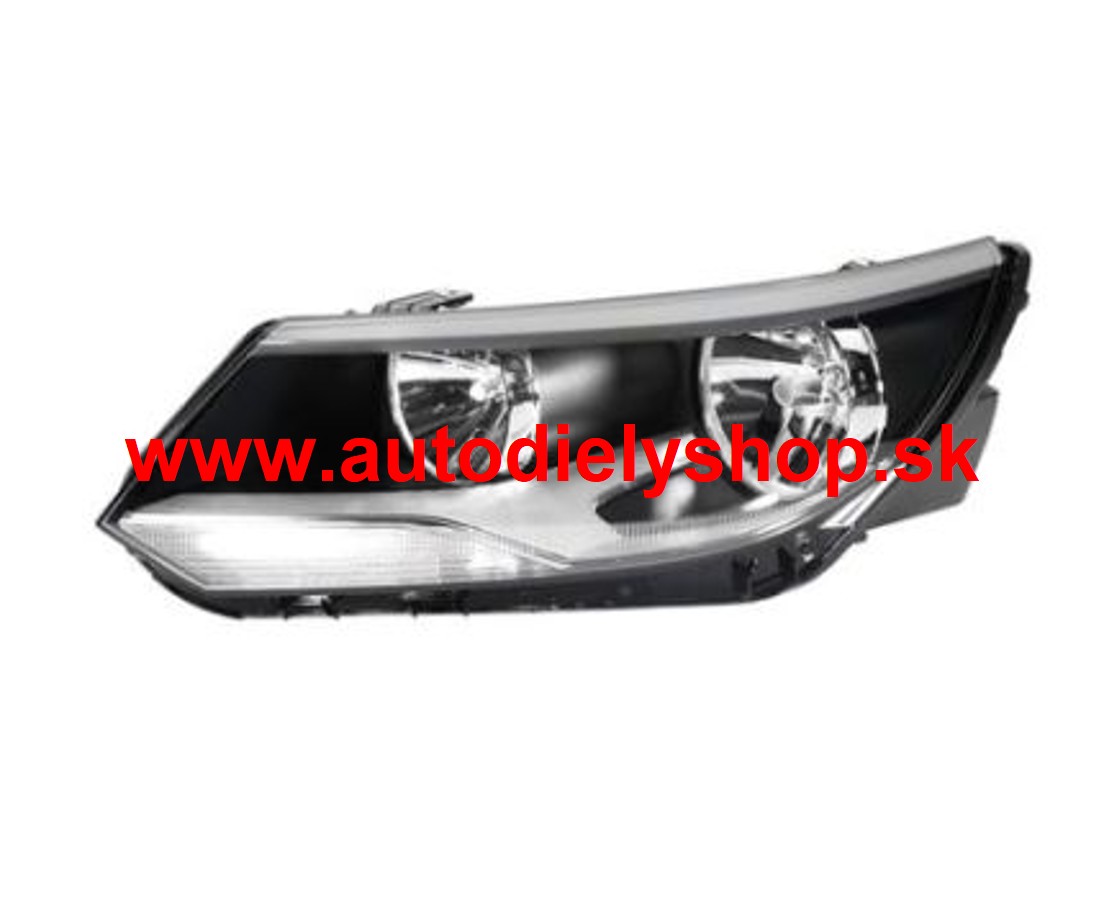 VW TIGUAN 07/11- Predné svetlo ľavé /HELLA/