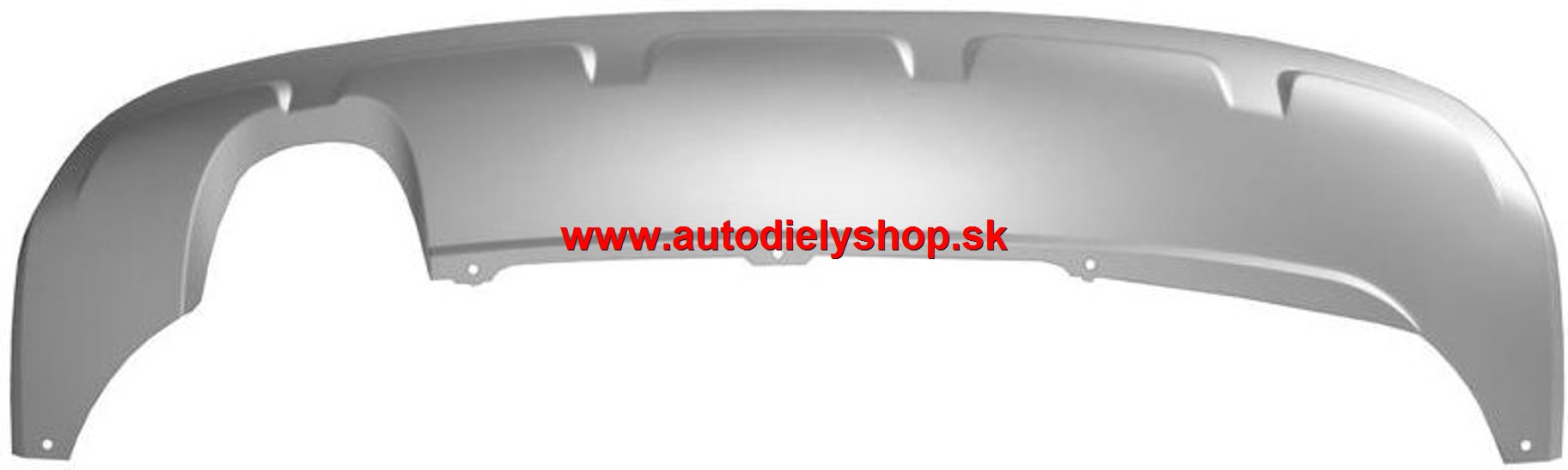 Škoda YETTI 9/09- spodný kryt zadného nárazníka / Originál