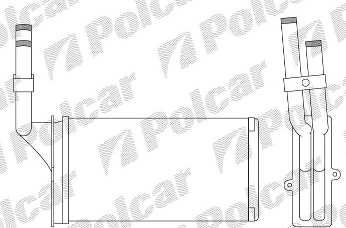 Citroen SAXO 9/99- 8/03 radiator kúrenia / pre všetky typy /