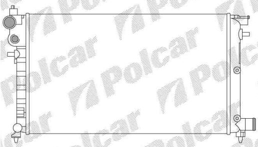 Citroen SAXO 9/99- 8/03 chladič vody 1,5D