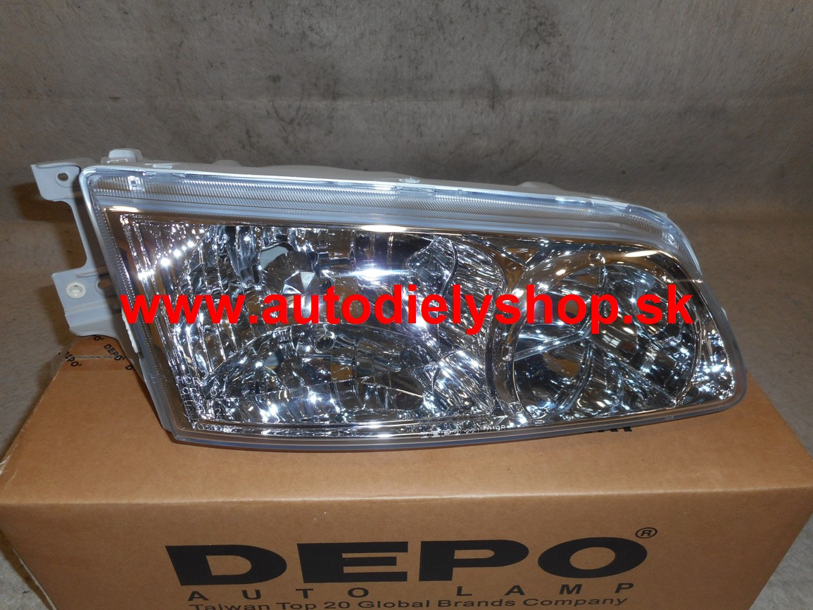 Hyundai H1 01/1998- hlavný reflektor H1+ H7 pravý, hladké sklo, ECE