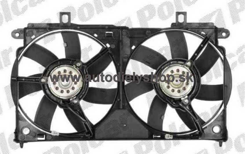Citroen SAXO 9/99- 8/03 ventilátor chladiča 1,5D s AC