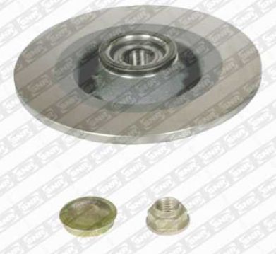 Renault LAGUNA 4/05-7/07 zadné kotúče Sada L+P s ložiskom / SNR / 