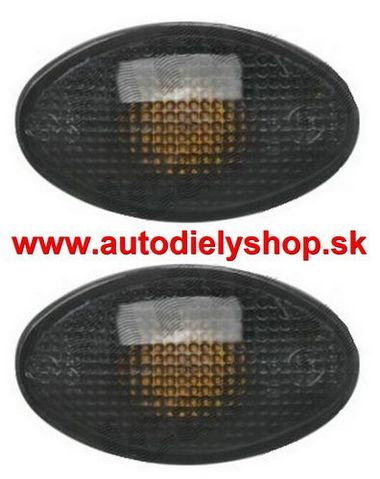 Ford TRANSIT 4/2006- bočné smerovky čierne Sada L+P