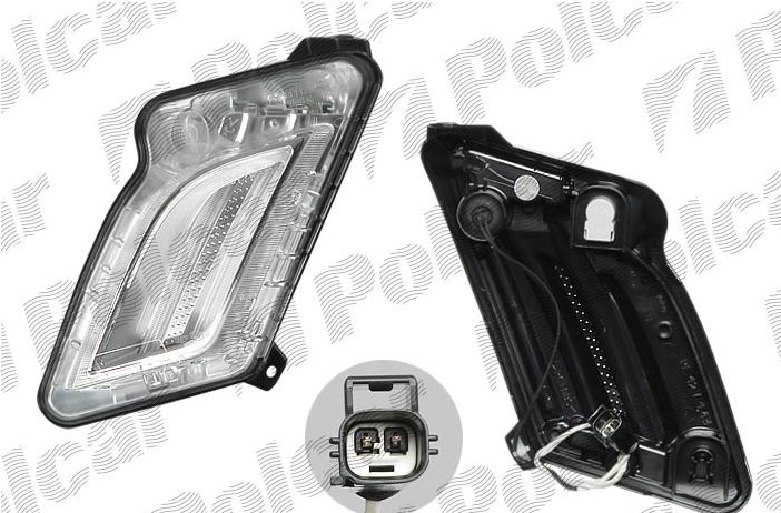 Volvo S60 4/2010-  obrysové svetlo ľavé, LED