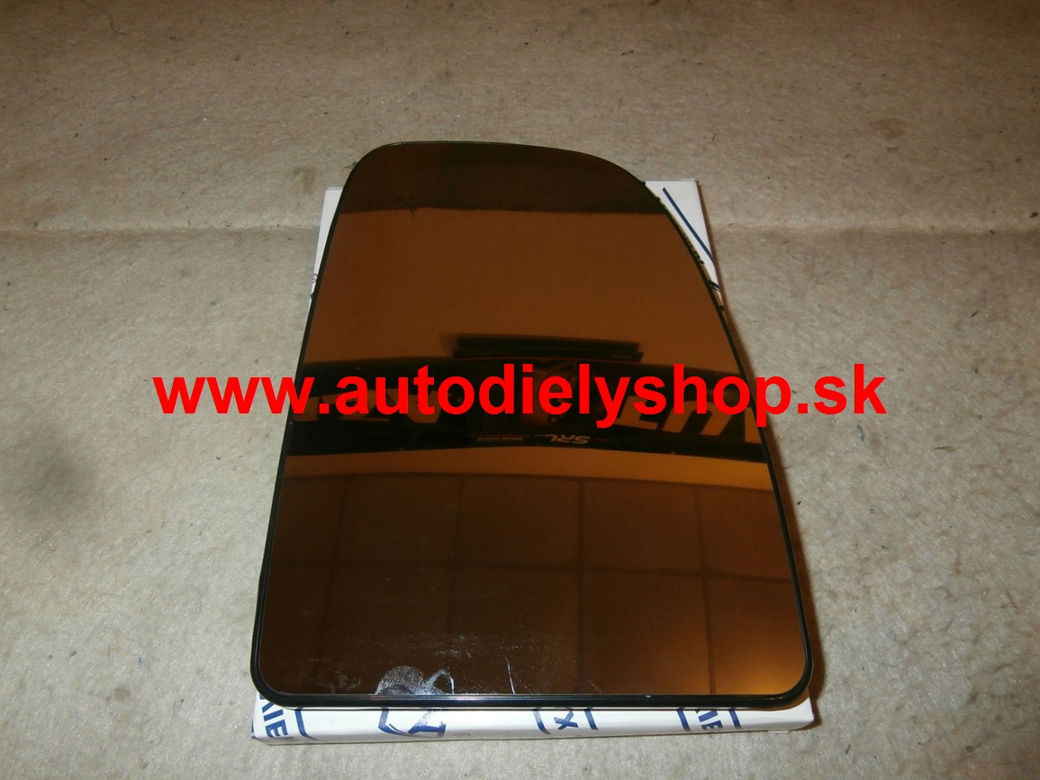 Peugeot Boxer 06- sklo zrkadla pravé,vyhrievané /veľké horné/
