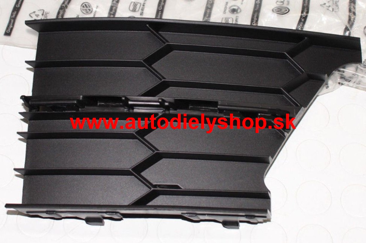 Škoda SUPERB II 5/2013- mriežka do predného nárazníku pravá ORIGINÁL