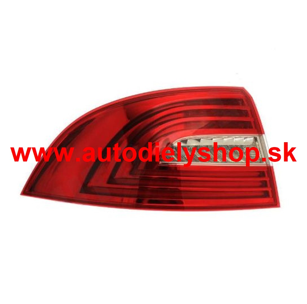 Škoda SUPERB II 5/2013- Zadné svetlo, ľavé LED /vonkajšie/- Liftback